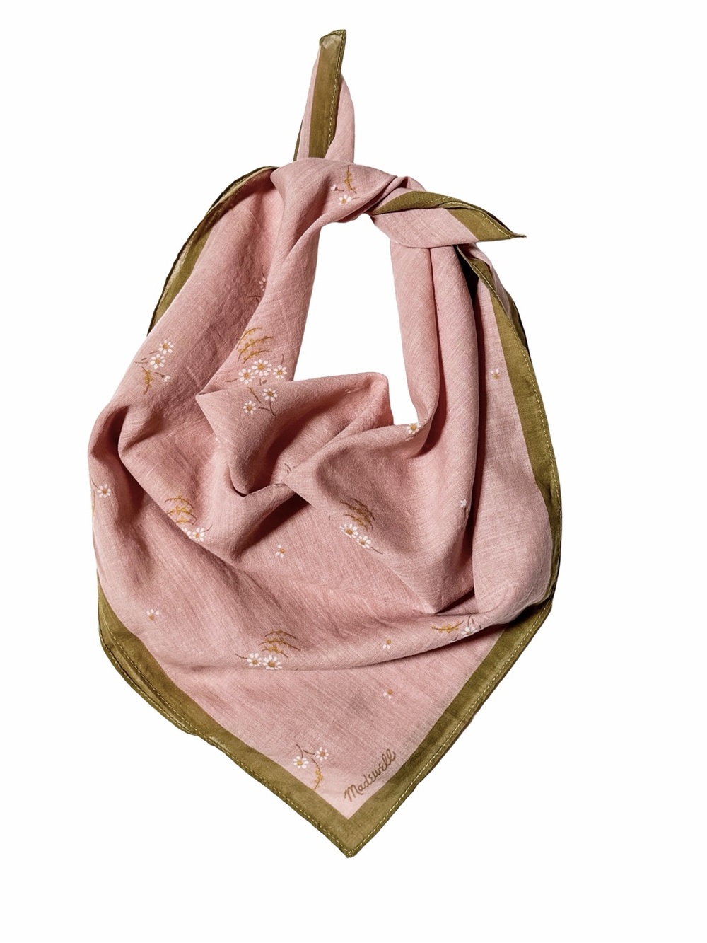 Madewell Organic Cotton Tossed Daisies Bandana